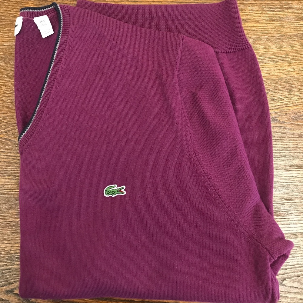 Lacoste V neck pullover